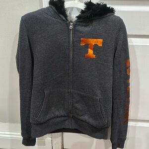 Victoria secret University of Tennessee fur lined zip hoodie
